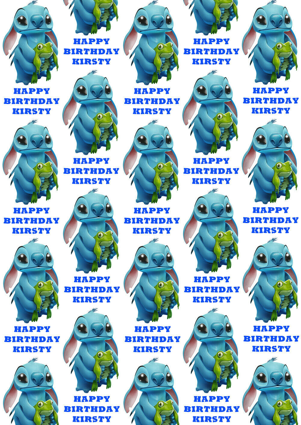 Disney Stitch Personalised Gift Wrap Lilo & Stitch Wrapping Paper