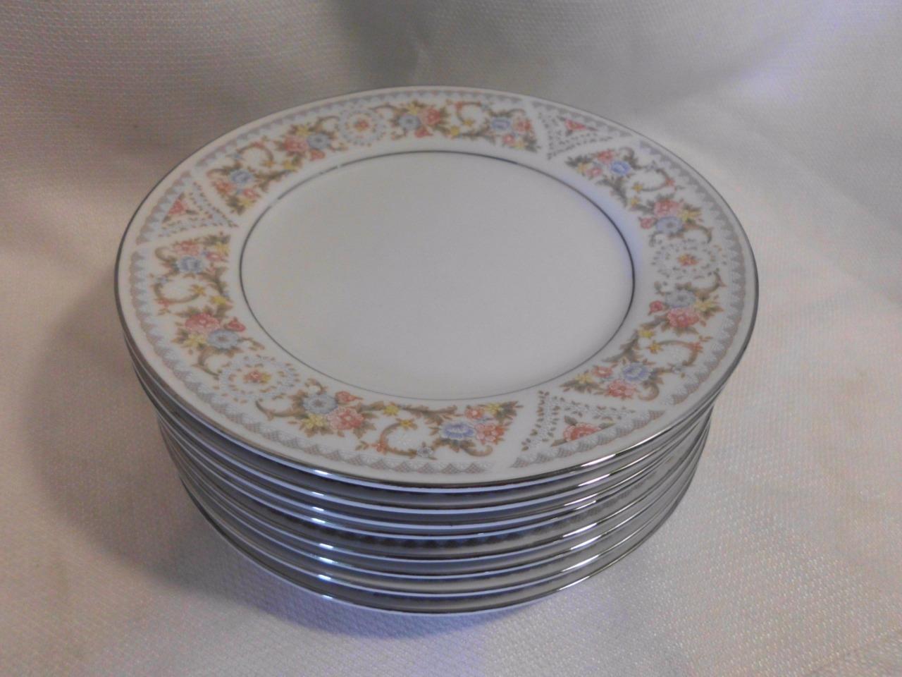 Set Of 8 Silverie Fine China Silver Trim and 50 similar items