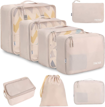 8 Set Packing Cubes Luggage Packing Organizers for Travel Accessories image 1