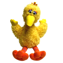 Gund Big Bird Plush Sesame Street Yellow Stuffed Toy Striped Legs 2005 43701 12" - $18.42