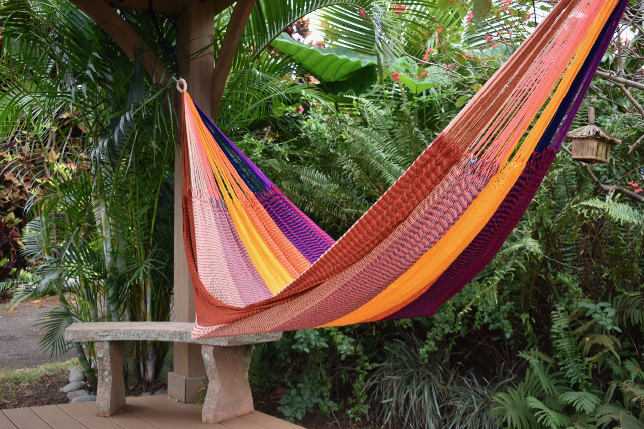 Handwoven Thai Hammock Weather Resiliant FREE Shipping from Maui