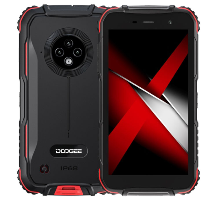 DOOGEE S35T RUGGED 3gb 64gb Waterproof 5.0 Face Id Android 11 Smartphone Red