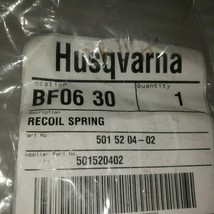 Genuine HUSQVARNA 501 52 04-02 RECOIL SPRING - $13.86