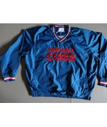 Blue Chicago Cubs Lined Pullover MLB Baseball Embroidered Jacket 4XL Excellent - $49.38