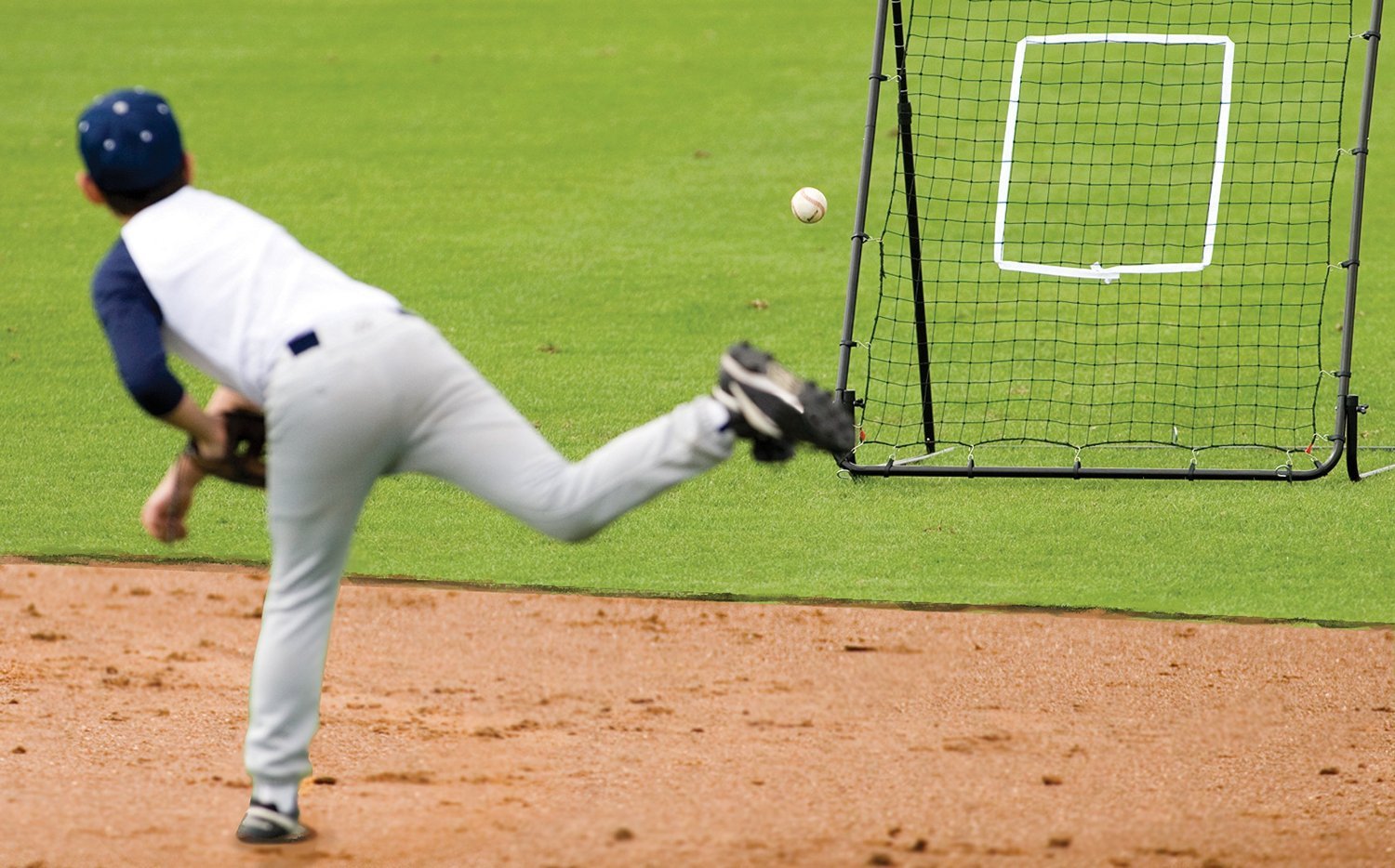 Baseball Pitching Hitting Practice Batting Training Throwing Net