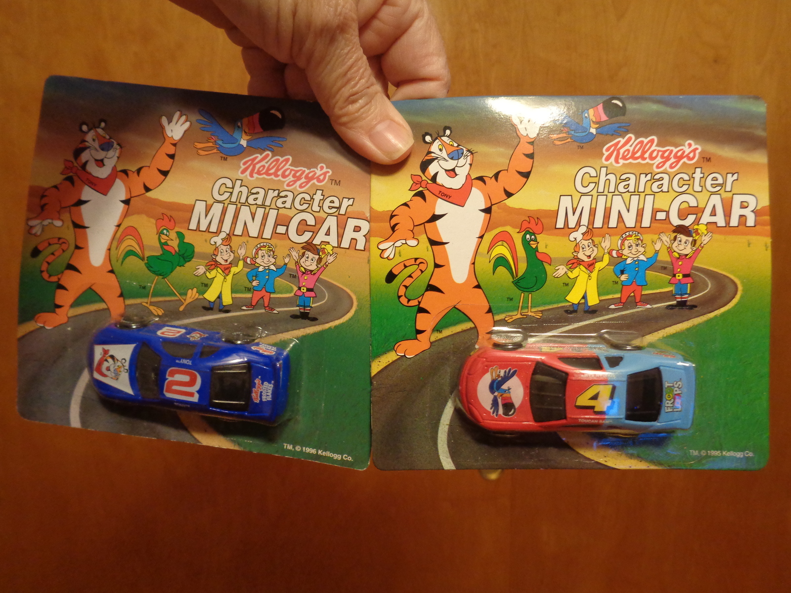 Kellogg's Character Mini Car Limited Edition Die Cast 4 of 1995 and 2