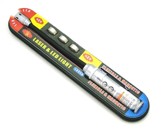 Flexible Laser Pointer / Led Light With Clip FL3520LL Laser Pointers