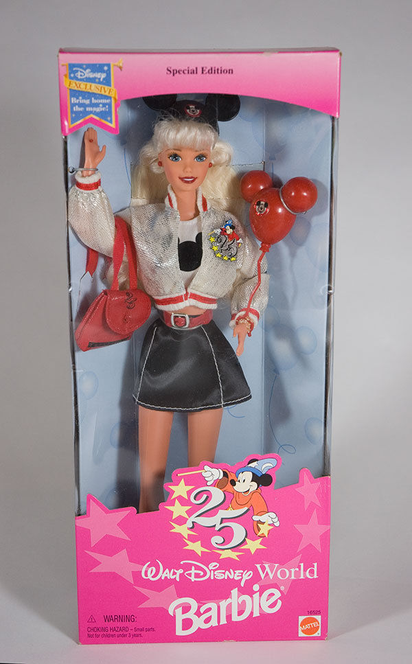 walt disney world barbie 25th anniversary