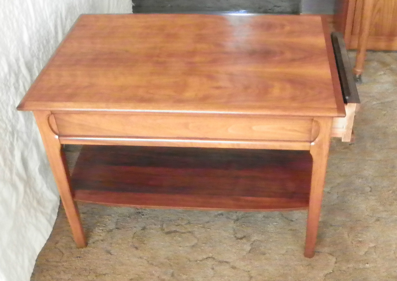 Walnut Mersman End Table Side With And 50 Similar Items Walnut Mersman End Table