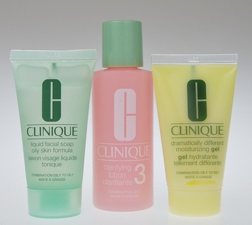 Clinique 3-Step System for Oily Skin (Skin Type III)  - Travel Size