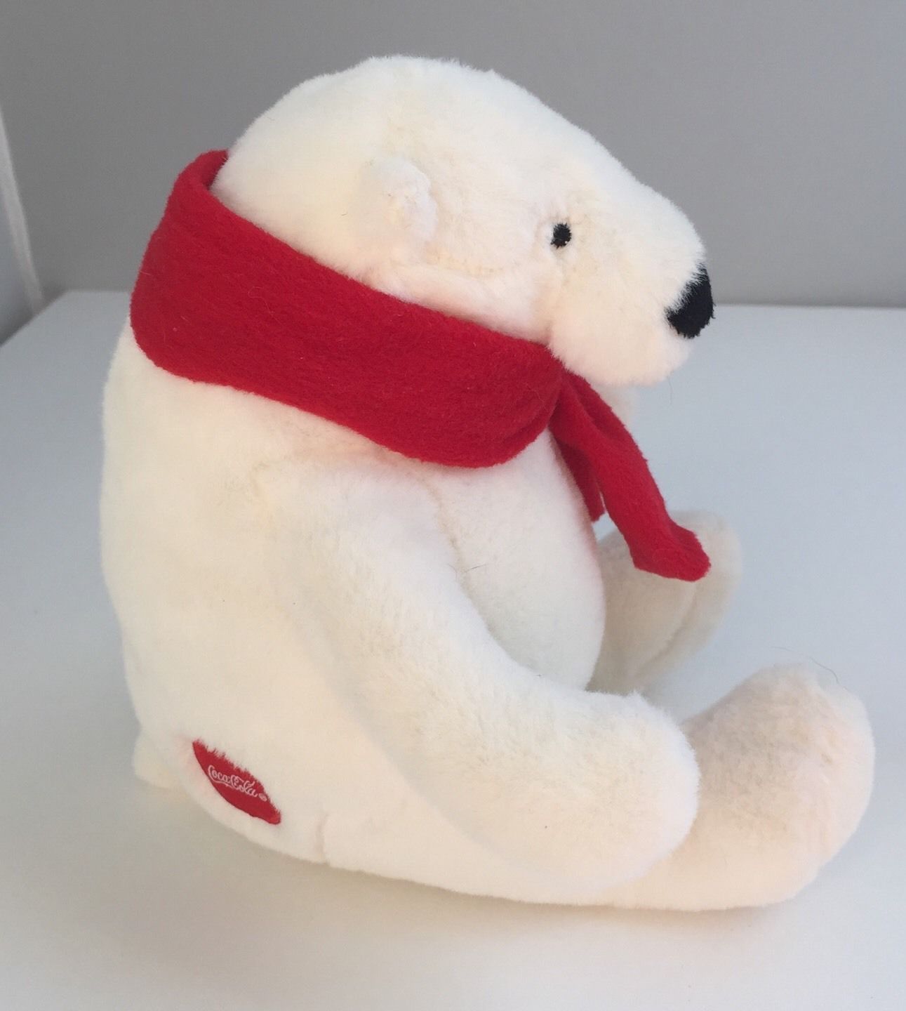 coca cola plush polar bear