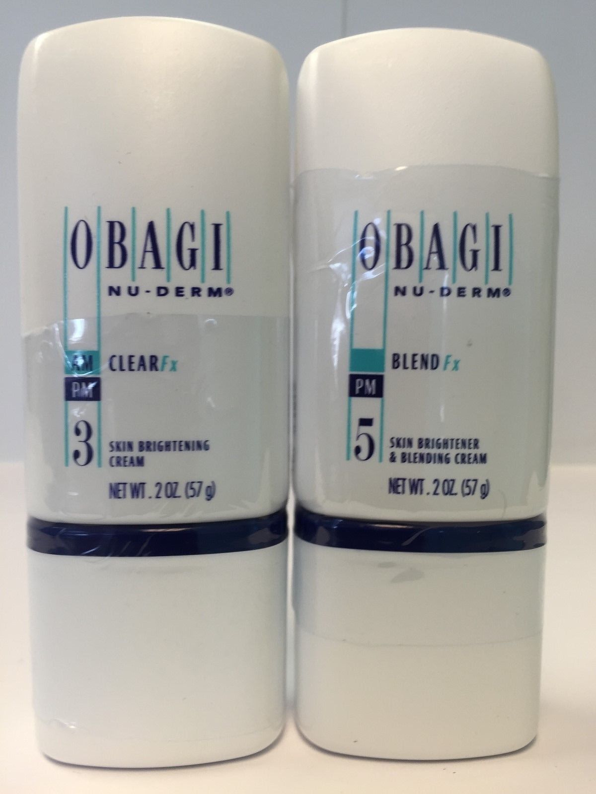 OBAGI NUDERM CLEAR Fx 2 oz & BLEND Fx 2 oz Brand New Sealed