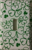 SHAMROCK Light Switch Cover outlet Irish Ireland home  decor St. Patrick... - $7.75