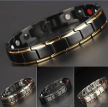 Stainless Steel Bio Magnetic Energy Bracelet For Men [BRA-70] - $19.99