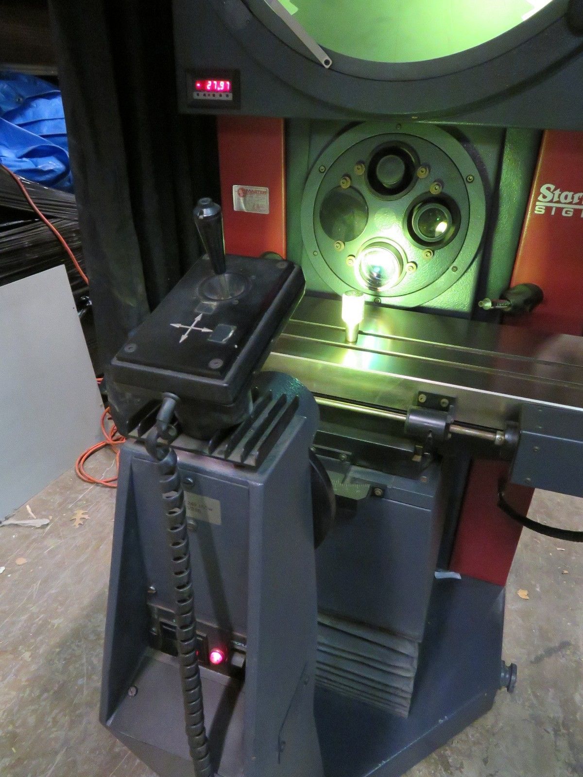 Starrett Sigma HF600 Horizontal Floor Standing Optical Comparator
