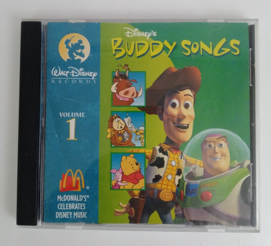 Disney's Buddy Songs Vol. 1 CD Walt Disney Records McDonalds Celebrates ...