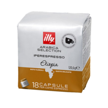Illy Ethiopian Capsule Coffee 18ea 120.6g - $21.73