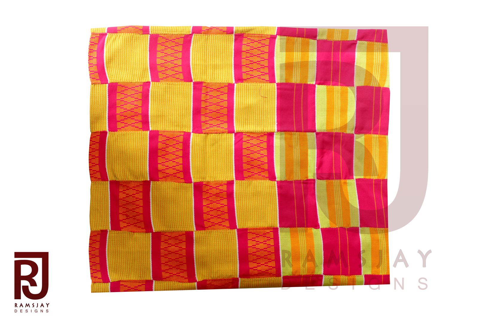 100% Handwoven Kente Cloth Quality African Fabric Ghana Asante Kente 6 yards