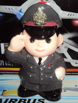Royal Thai Police Soldier Men Piggy Bank is made of plaster - $15.74
