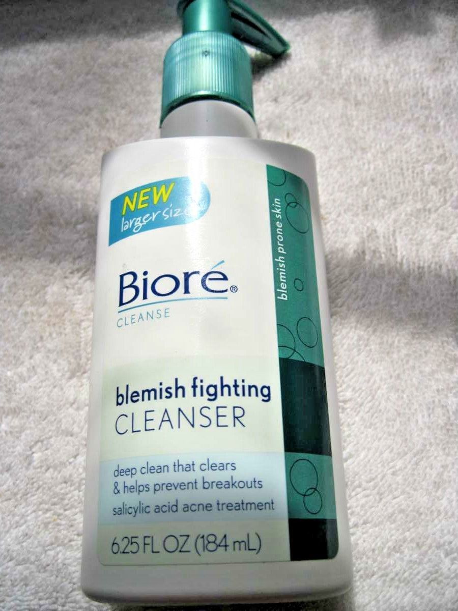 Biore Blemish Fighting Cleanser Prone Skine Salicylic Acid Acne