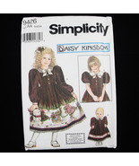 Simplicity 9426 Daisy Kingdom Girls Border Print Dress and Doll Dress 3,... - $3.95