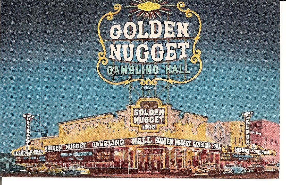Golden Nugget Saloon & Restaurant, Las Vegas, Nevada, Vintage Postcard ...