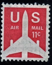 Stamps - U. S. Postage Stamps 11 cent Air Mail - $1.75