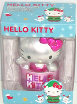 Hello Kitty Ornament Christmas Tree Holiday Pink Metallic Hang Stand Alone - $24.95