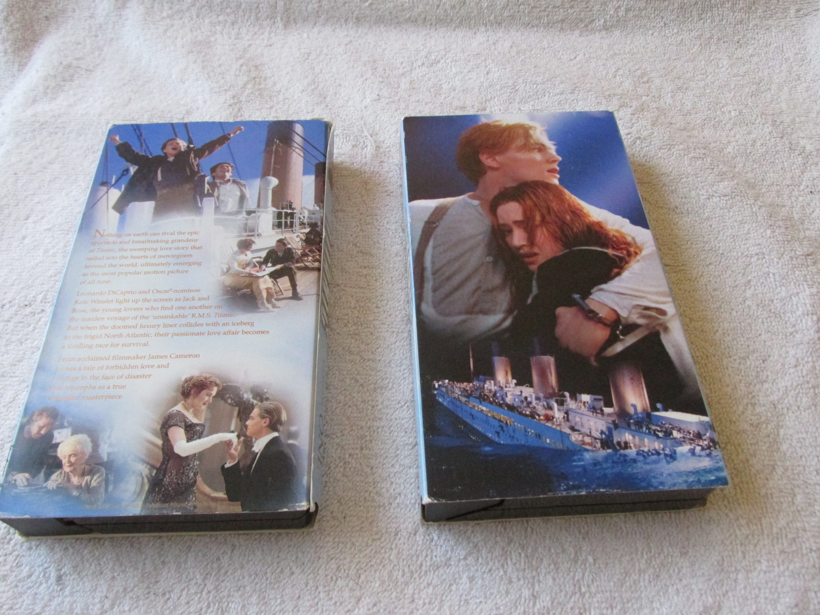 Titanic Two Part VHS Tapes - VHS Tapes