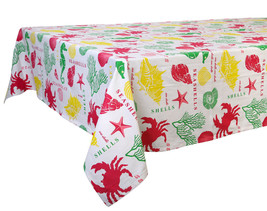58 x 102 in. Cotton Tablecloth Under the Sea - $33.51