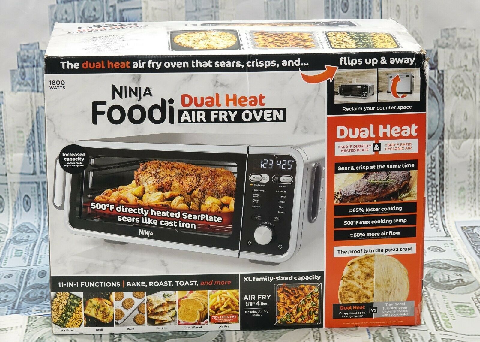 Ninja Foodi 11 In 1 Dual Heat Air Fry Oven FT301 Toaster Ovens
