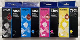 Epson 786XL High Yield Black Color Ink T786XL120 T786XL220 T786XL320 T786XL420 - $89.08