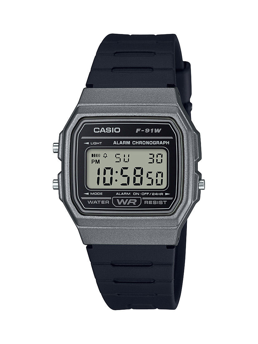 Casio Men's 'Classic' Quartz Plastic and Resin Casual Watch, Color Black (Model: