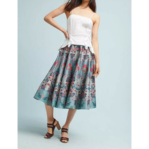 $228 Anthropologie by Siddhartha Bansal Saanvi Floral Skirt Size 4 - $95.00