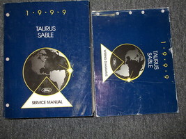 1999 Ford Taurus Mercury Sable Repair Service Shop Manual Set W Ewd Oem Factory - $49.45