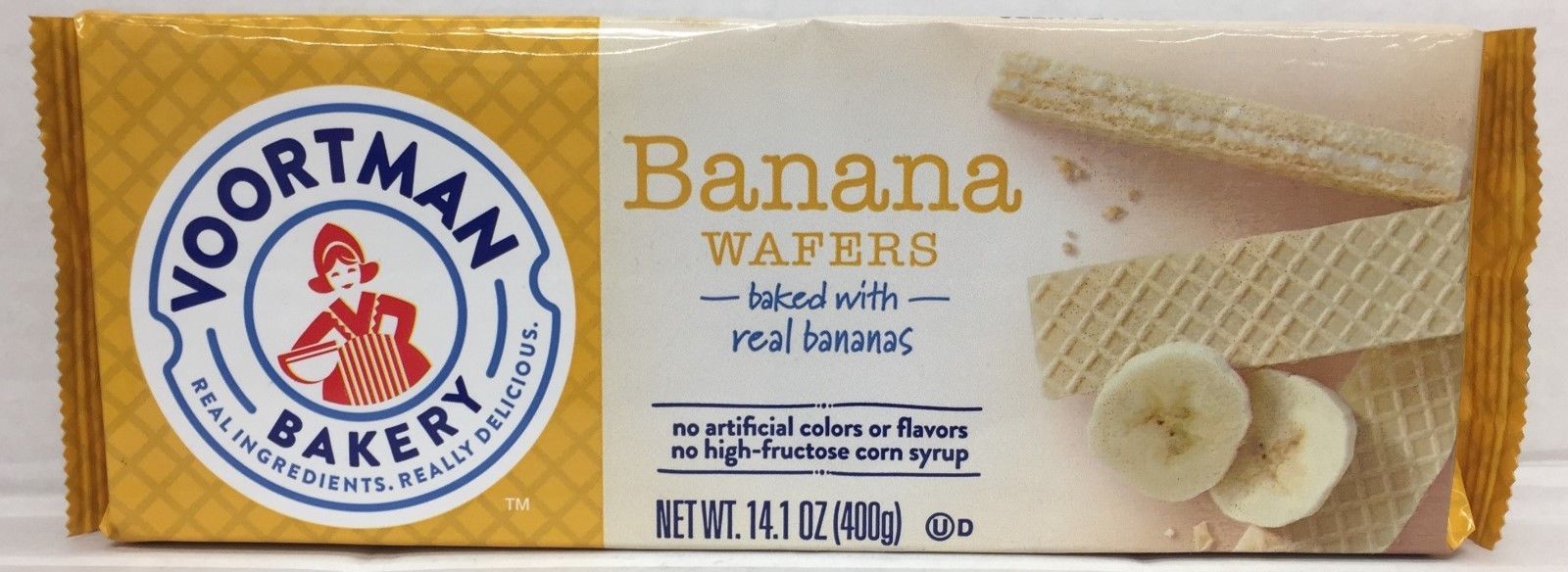 Voortman Banana Wafers Cookies 14.1 oz Cookies & Biscotti