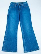 Lee Girls Size 10 Regular Denim Blue J EAN S Cotton Polyester Spandex - $9.89