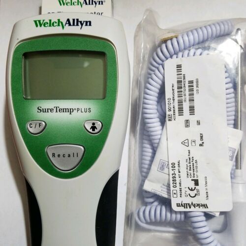 WELCH ALLYN 690 SureTemp Plus Rectal digital thermometer. New probe