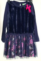 Girls Dollie &amp; Me Formal Faux Fur Long Sleeves Dress Size 10 - $7.70