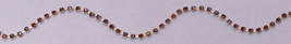 Imported Rhinestone Chain - Amber Iridescent Rhinestones Trim by Yard M216.04 - $12.95