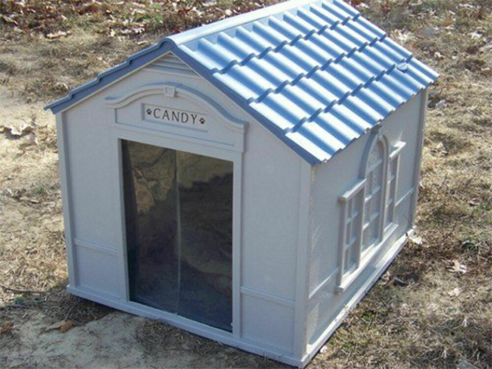 XLarge Dog House Deluxe All Weather Outdoor Extra Durable Pet Shelter