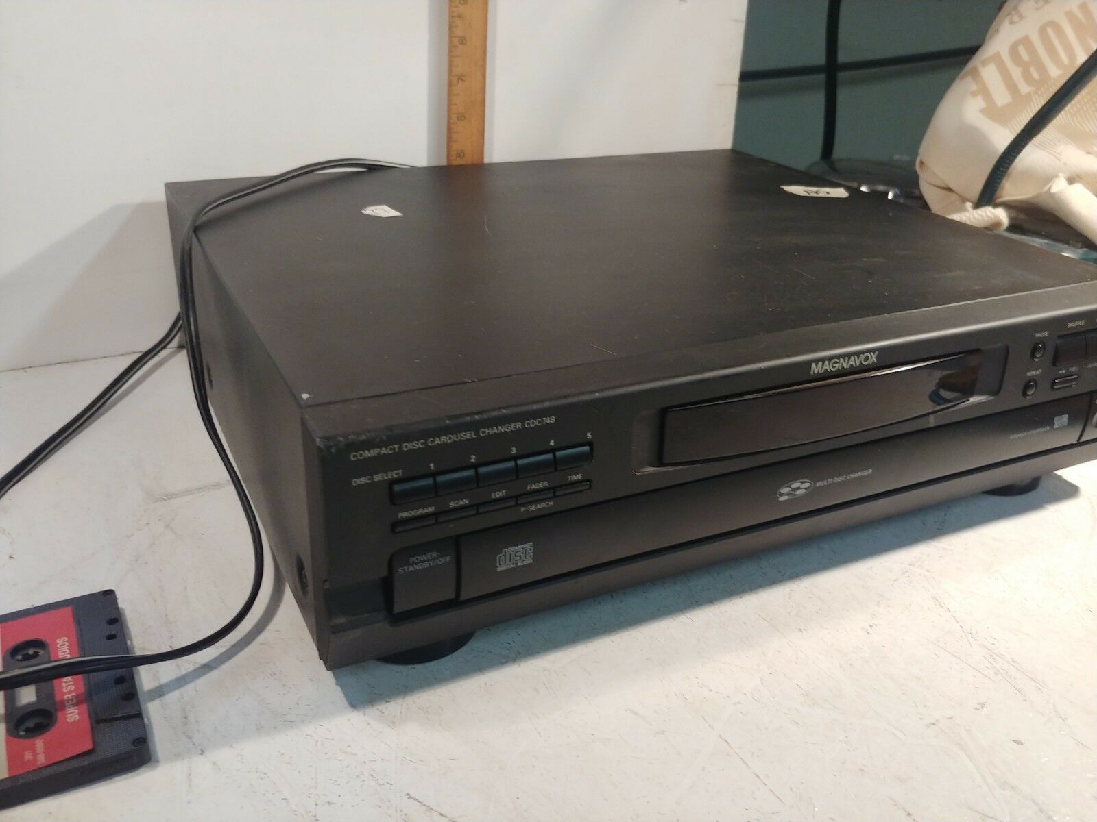 Magnavox Compact 5 Disc Carousel Changer CDC748 Multi Disc Changer ...