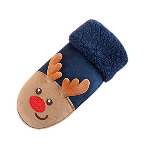 Fashion Fingerless Gloves Unisex Kids Gloves Warm Winter Mittens Christmas Gift
