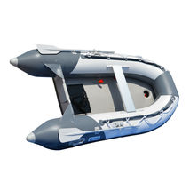 BRIS 8.2 ft Inflatable Boat Pontoon Dinghy Raft Boat With Air-deck Floor image 3