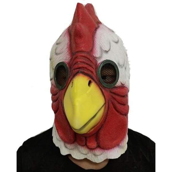 Hotline Miami Chicken Head Latex Cosplay Mask - Masks