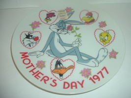 1977 Bugs Bunny Looney Toons Tunes Mothers Day Plate Dave Grossman - $19.99