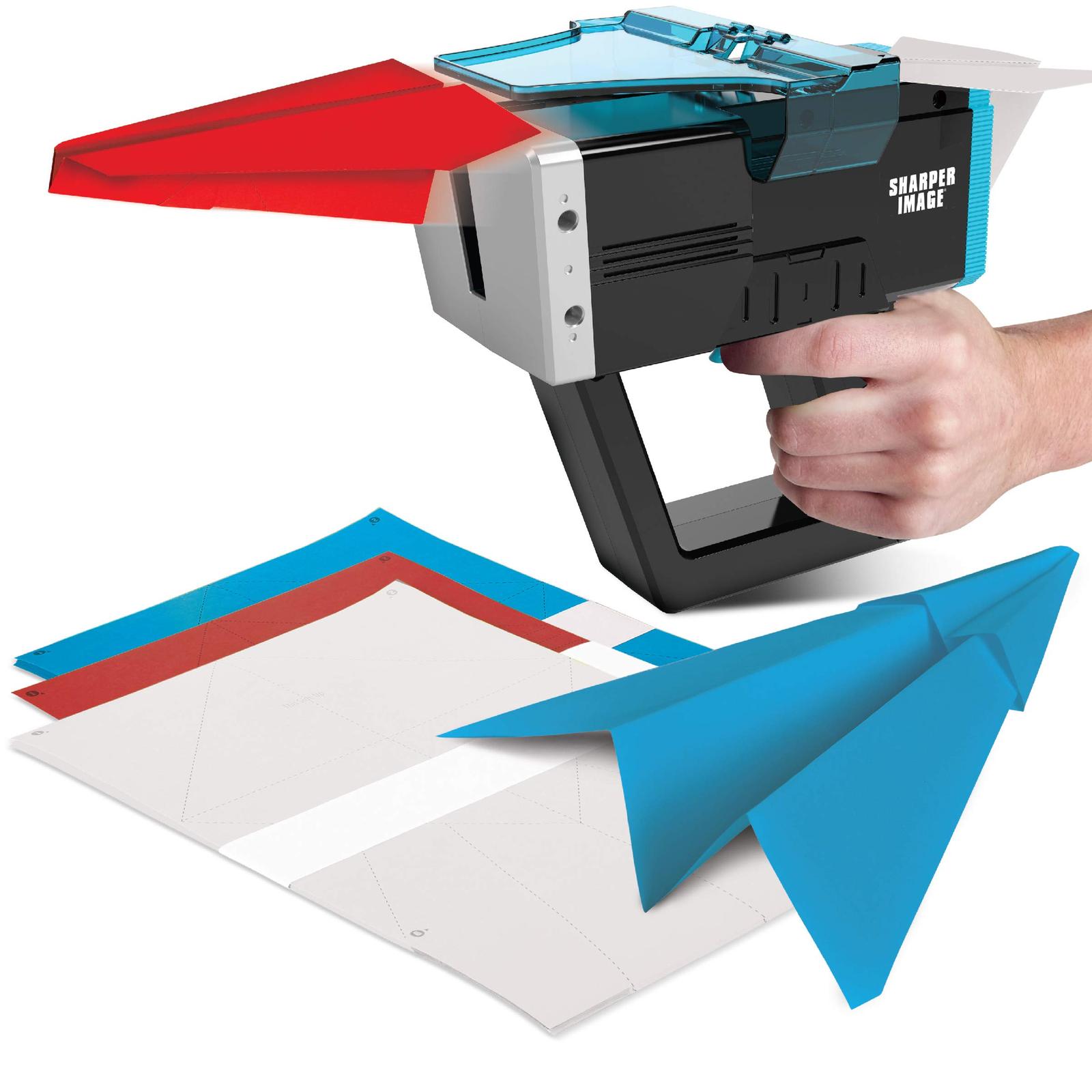 Sharper Image DIY Paper Airplane High Velocity Launcher, BatteryPower