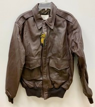 Genuine 1992 Air Force Usfa Flyers Men's Leather Type A-2 Flight Jacket - 42L - $405.90