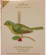 Hallmark 2012 Lady Painted Bunting The Beauty Of Birds LTD Quantity QXE3064 - $99.99