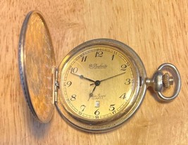 Dufonte Lucien Piccard Pocket Watch for Parts not Working - $39.95